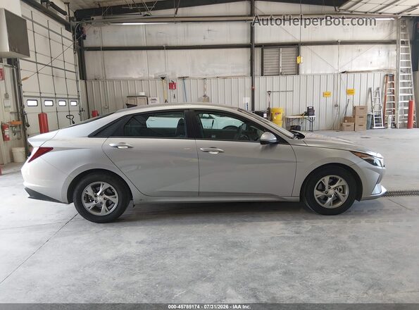 5NPLL4AGXMH050372 2021 HYUNDAI ELANTRA Silver Vista interior trasera