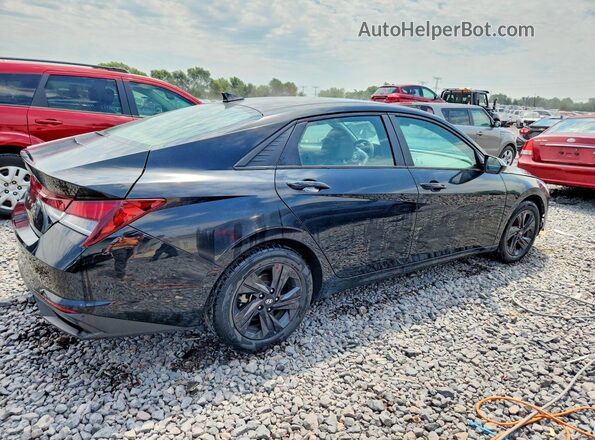 5NPLM4AG0MH007575 2021 HYUNDAI ELANTRA Black Tył prawy