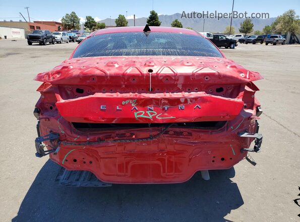 5NPLM4AG0NH081418 2022 HYUNDAI ELANTRA Red Vista trasera
