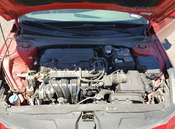 5NPLM4AG0NH081418 2022 HYUNDAI ELANTRA Red Vista interior trasera
