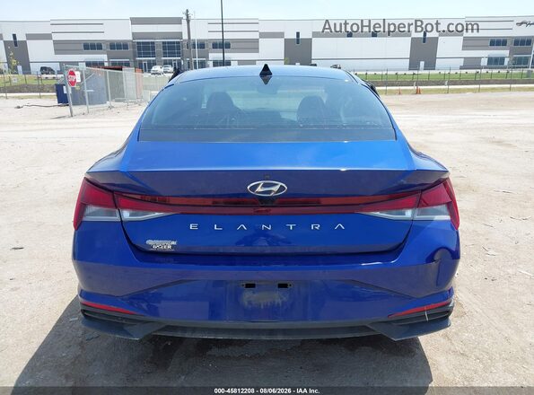 5NPLM4AG1MH000604 2021 HYUNDAI ELANTRA Blue 
