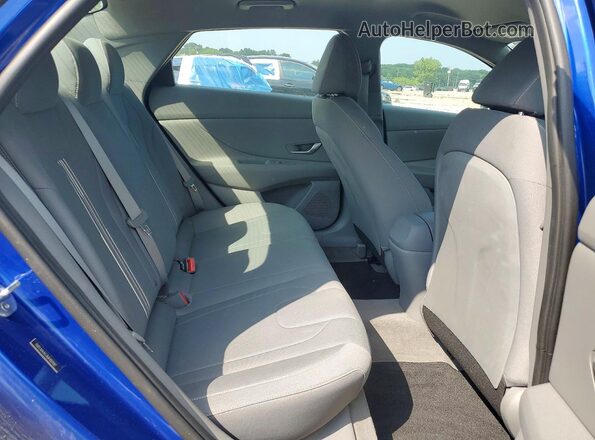 5NPLM4AG1MH001087 2021 HYUNDAI ELANTRA Синий Вид задних сидений