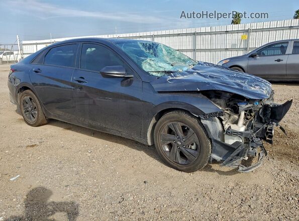 5NPLM4AG1MH009500 2021 HYUNDAI ELANTRA Черный Передняя правая четверть