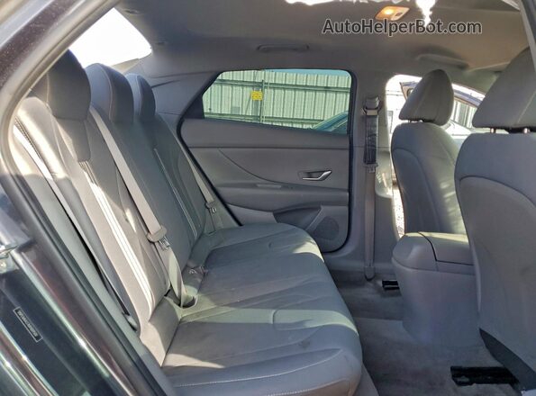 5NPLM4AG1MH009500 2021 HYUNDAI ELANTRA Черный Вид задних сидений