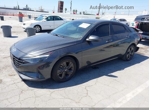 5NPLM4AG1MH051813 2021 HYUNDAI ELANTRA Black Przód lewy