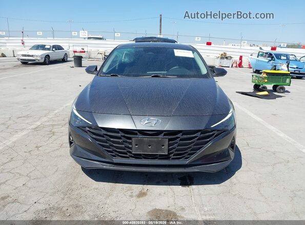 5NPLM4AG1MH051813 2021 HYUNDAI ELANTRA Black Widok wnętrza z tyłu