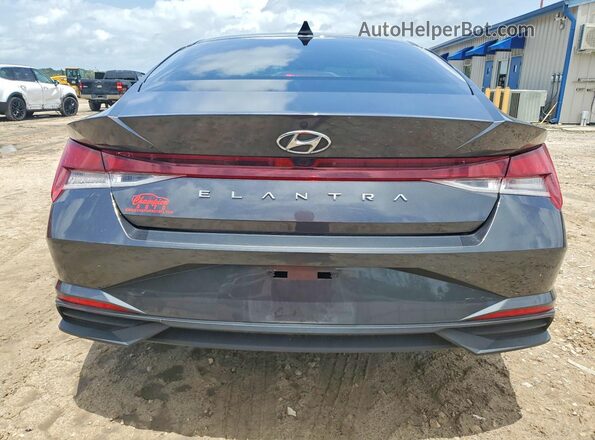5NPLM4AG1NH069987 2022 HYUNDAI ELANTRA Gray Հետևի տեսք