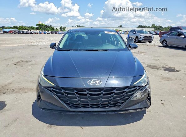 5NPLM4AG1NH070573 2022 HYUNDAI ELANTRA Black Front view