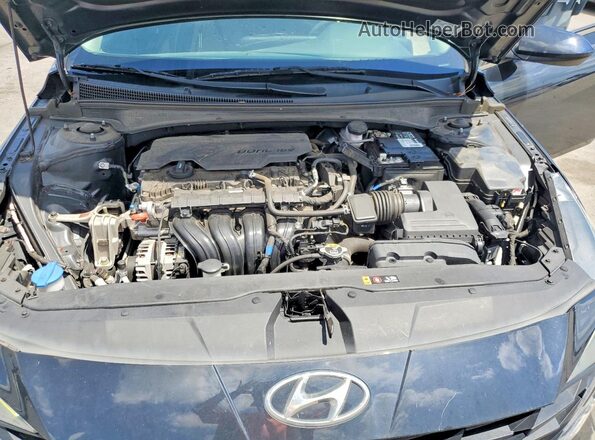 5NPLM4AG1NH070573 2022 HYUNDAI ELANTRA Black Rear interior view