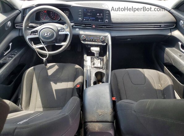 5NPLM4AG1NH070573 2022 HYUNDAI ELANTRA Black Dashboard view