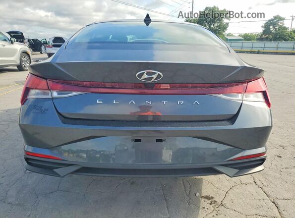 5NPLM4AG1NH071013 2022 HYUNDAI ELANTRA Gray Հետևի տեսք