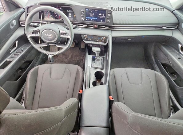 5NPLM4AG1PH117765 2023 HYUNDAI ELANTRA White წინა პანელის ხედი