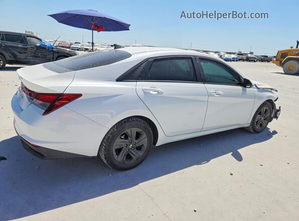 5NPLM4AG2MH002233 2021 HYUNDAI ELANTRA White Trasero derecho