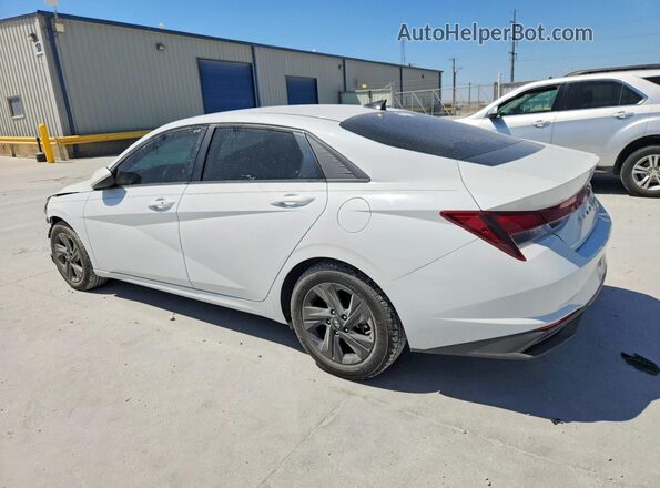 5NPLM4AG2MH002233 2021 HYUNDAI ELANTRA White Trasero izquierdo
