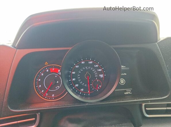 5NPLM4AG2MH002233 2021 HYUNDAI ELANTRA White Vista del cuadro de instrumentos