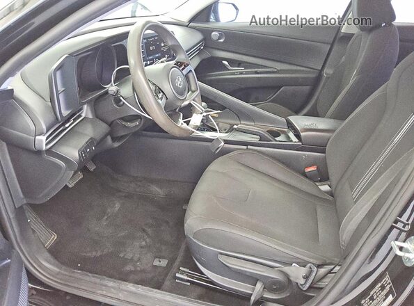 5NPLM4AG2MH007111 2021 HYUNDAI ELANTRA Black Vista interior delantera