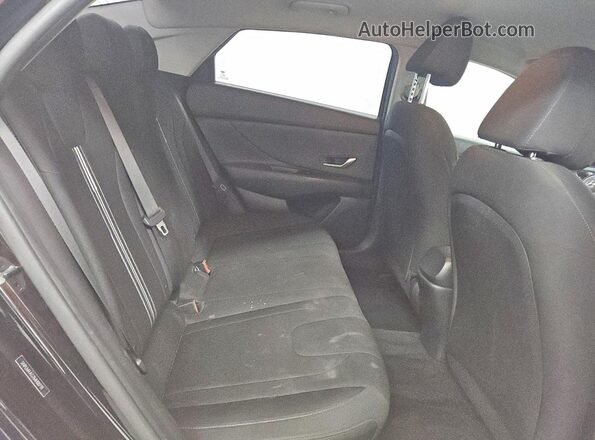 5NPLM4AG2MH007111 2021 HYUNDAI ELANTRA Black Vista de los asientos traseros