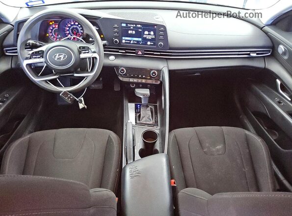 5NPLM4AG2MH007111 2021 HYUNDAI ELANTRA Black Vista del salpicadero