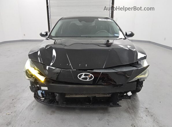 5NPLM4AG2MH007111 2021 HYUNDAI ELANTRA Black Vista de la etiqueta del VIN