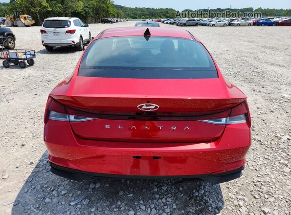 5NPLM4AG2MH040643 2021 HYUNDAI ELANTRA Red Vista trasera