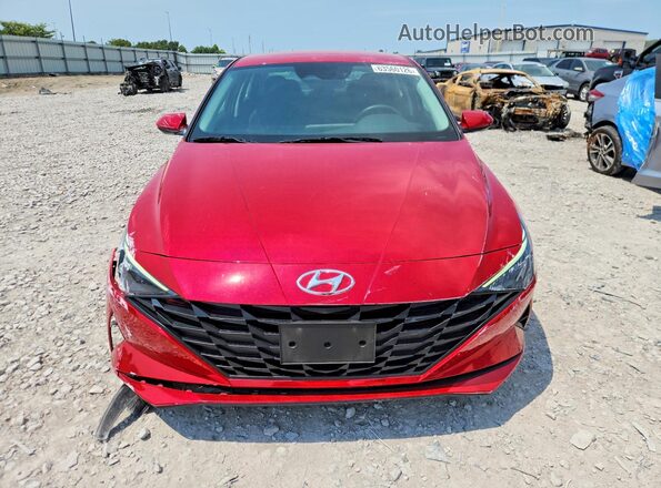 5NPLM4AG2MH040643 2021 HYUNDAI ELANTRA Red Vista frontal