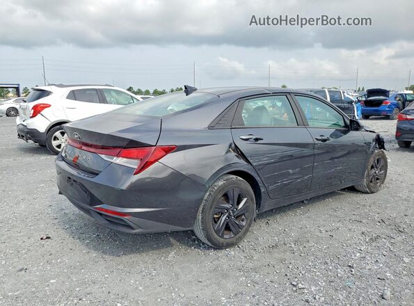 5NPLM4AG2MH043218 2021 HYUNDAI ELANTRA Gray Trasero derecho