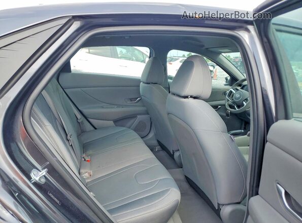 5NPLM4AG2MH043218 2021 HYUNDAI ELANTRA Gray Vista de los asientos traseros