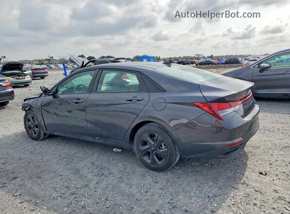 5NPLM4AG2MH043218 2021 HYUNDAI ELANTRA Gray Trasero izquierdo