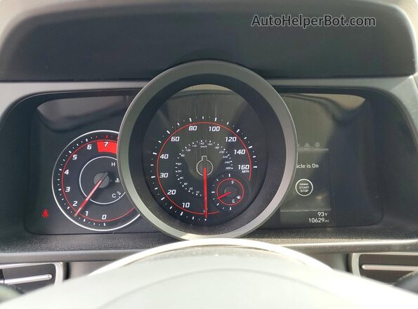5NPLM4AG2MH043218 2021 HYUNDAI ELANTRA Gray Vista del cuadro de instrumentos