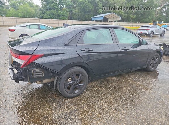 5NPLM4AG2NH067469 2022 HYUNDAI ELANTRA Black Tył prawy