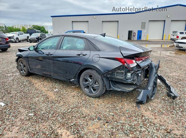 5NPLM4AG2NH069867 2022 HYUNDAI ELANTRA Black უკანა მარცხენა