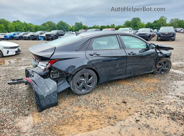 5NPLM4AG2NH069867 2022 HYUNDAI ELANTRA Black უკანა მარჯვენა