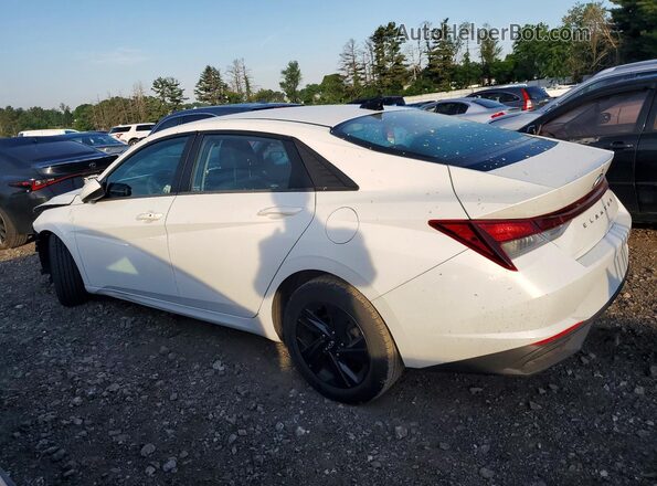 5NPLM4AG2NH072977 2022 HYUNDAI ELANTRA White Rear left