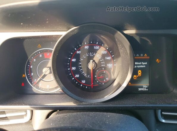 5NPLM4AG2NH072977 2022 HYUNDAI ELANTRA White Instrument cluster view