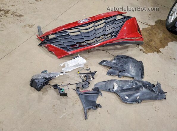 5NPLM4AG2PH087420 2023 HYUNDAI ELANTRA Red Вид підкапотного простору