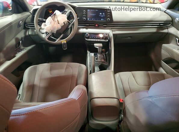 5NPLM4AG2PH087420 2023 HYUNDAI ELANTRA Red Вид панелі приладів