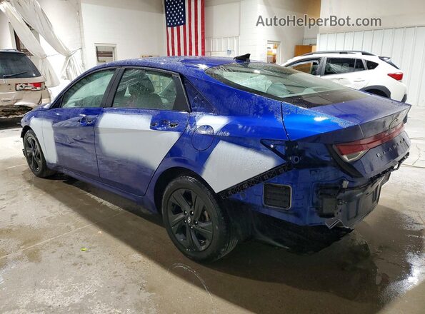5NPLM4AG2PH102501 2023 HYUNDAI ELANTRA Синий Задняя левая четверть