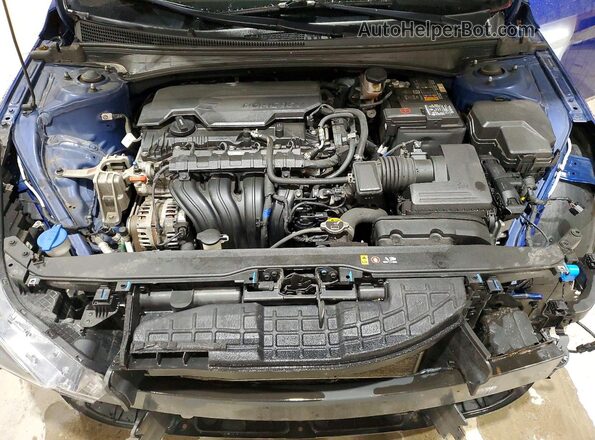 5NPLM4AG2PH102501 2023 HYUNDAI ELANTRA Синий Вид задней части салона
