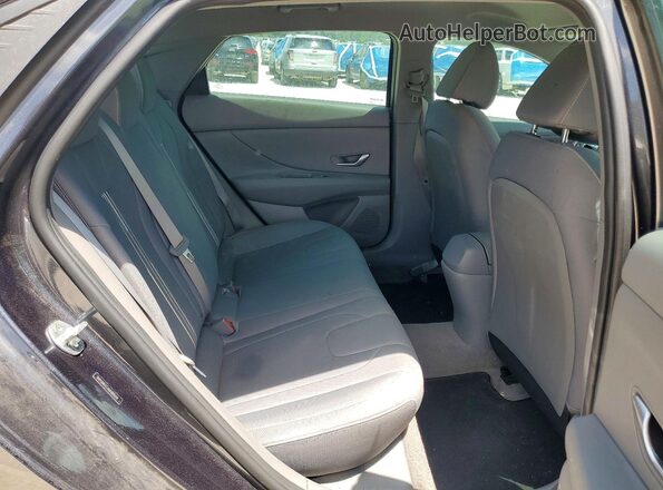 5NPLM4AG3MH003648 2021 HYUNDAI ELANTRA Gray Հետևի նստատեղերի տեսք
