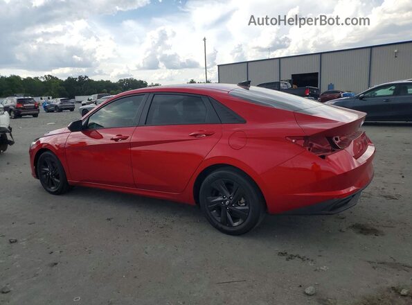 5NPLM4AG3MH006419 2021 HYUNDAI ELANTRA Red Tył lewy