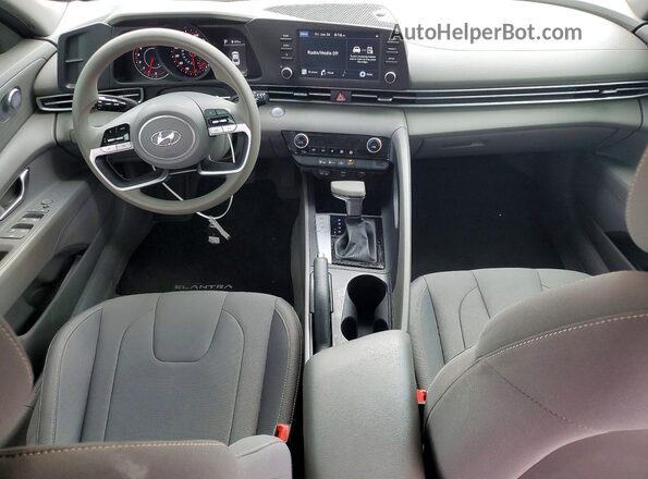 5NPLM4AG3MH006419 2021 HYUNDAI ELANTRA Red Widok deski rozdzielczej