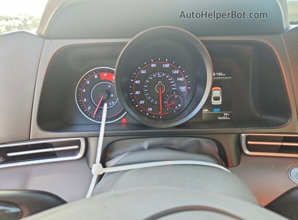 5NPLM4AG3MH026749 2021 HYUNDAI ELANTRA Blue Սարքավորումների վահանակի տեսք