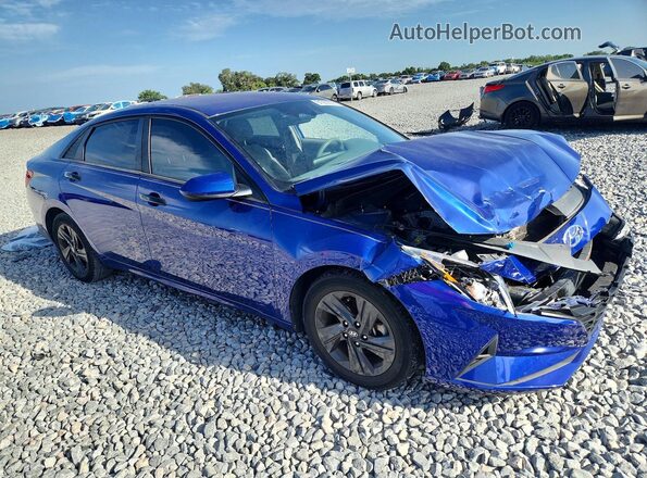 5NPLM4AG3MH026749 2021 HYUNDAI ELANTRA Blue Առջևի աջ