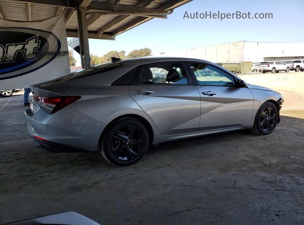 5NPLM4AG3MH045124 2021 HYUNDAI ELANTRA Silver Trasero derecho
