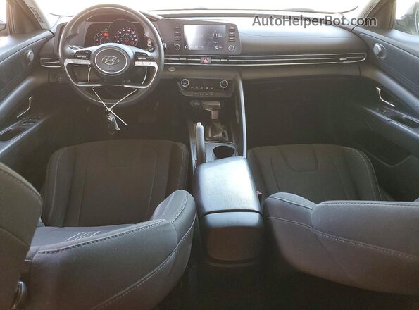 5NPLM4AG3MH045124 2021 HYUNDAI ELANTRA Silver Vista del salpicadero