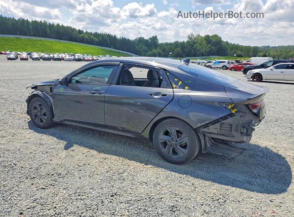 5NPLM4AG3NH075578 2022 HYUNDAI ELANTRA Charcoal Rear left