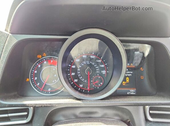 5NPLM4AG3NH078058 2022 HYUNDAI ELANTRA Black Widok zestawu wskaźników