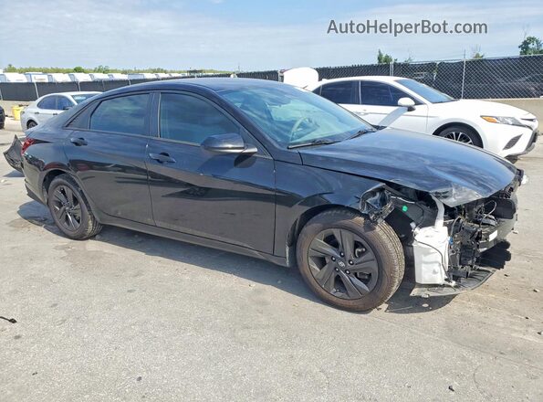 5NPLM4AG4MH007742 2021 HYUNDAI ELANTRA Black Front right