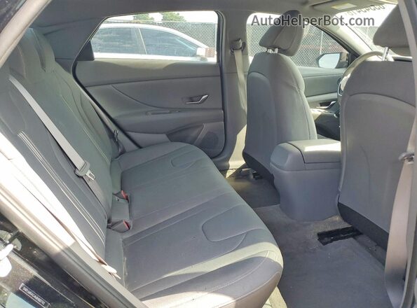 5NPLM4AG4MH007742 2021 HYUNDAI ELANTRA Black Rear seats view