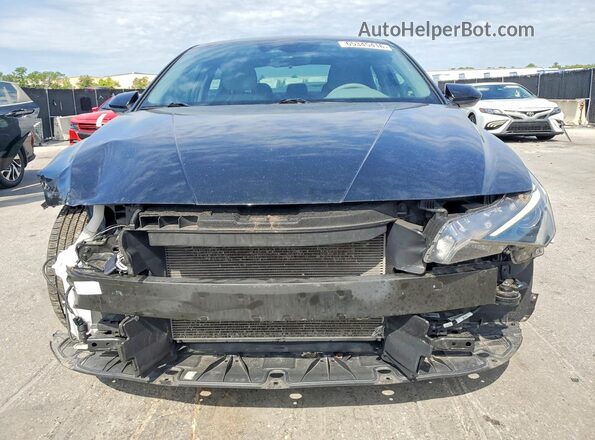 5NPLM4AG4MH007742 2021 HYUNDAI ELANTRA Black Front view
